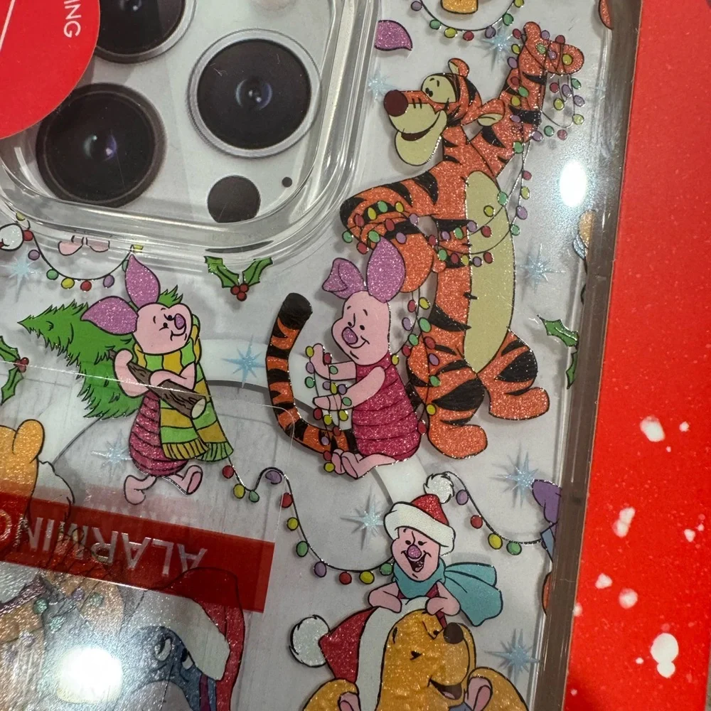 Disney Winnie the Pooh iPhone 16 Pro Max Case - Red and Multicolor